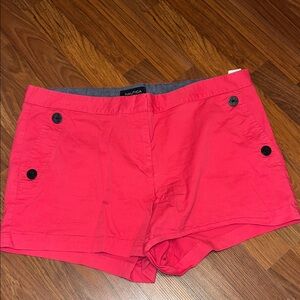 Nautica Women's High Waist Red Shorts